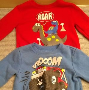 🎉3/$10🎉2 boys cute long sleeve sweatshirts.